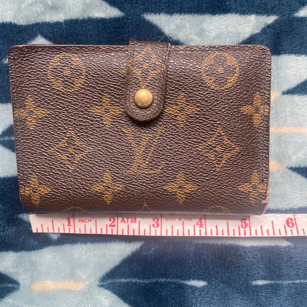 Louis Vuitton Monogram Canvas Wallet - Brown/Gold Accents